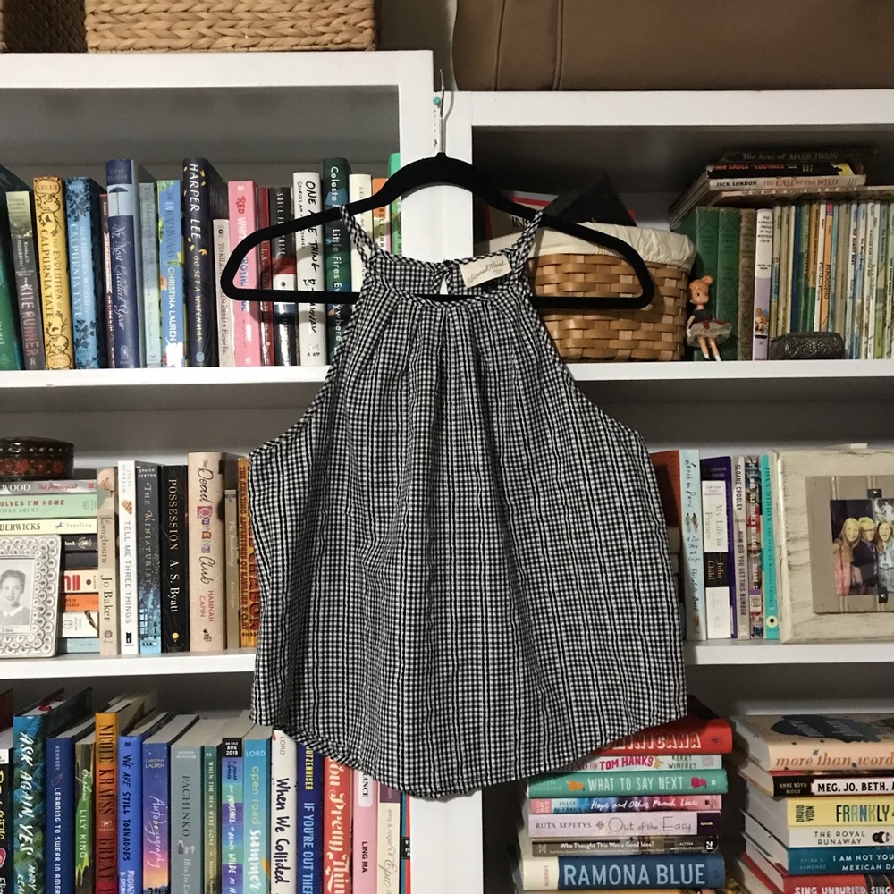 Black and white gingham Universal Thread tank top